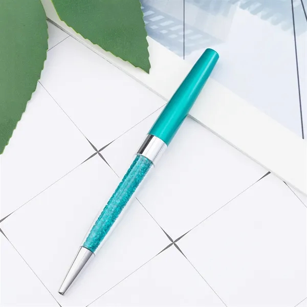 Crystal Retractable Ballpoint Pen - Crystal Retractable Ballpoint Pen - Image 1 of 14