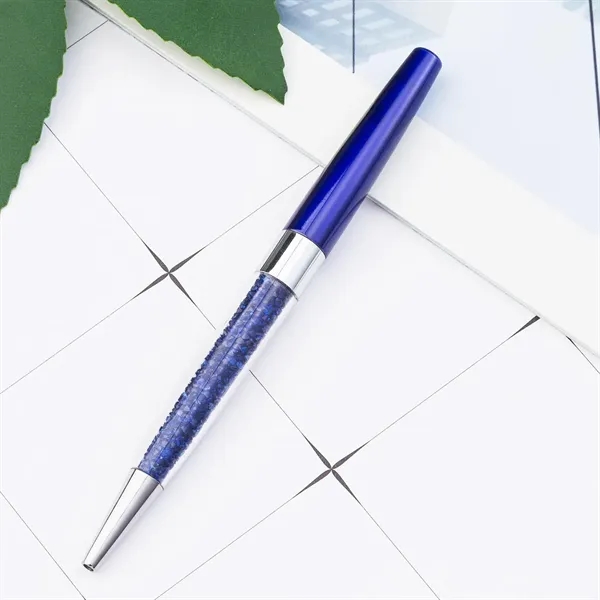 Crystal Retractable Ballpoint Pen - Crystal Retractable Ballpoint Pen - Image 8 of 14