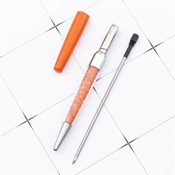 Crystal Retractable Ballpoint Pen - Crystal Retractable Ballpoint Pen - Image 12 of 14