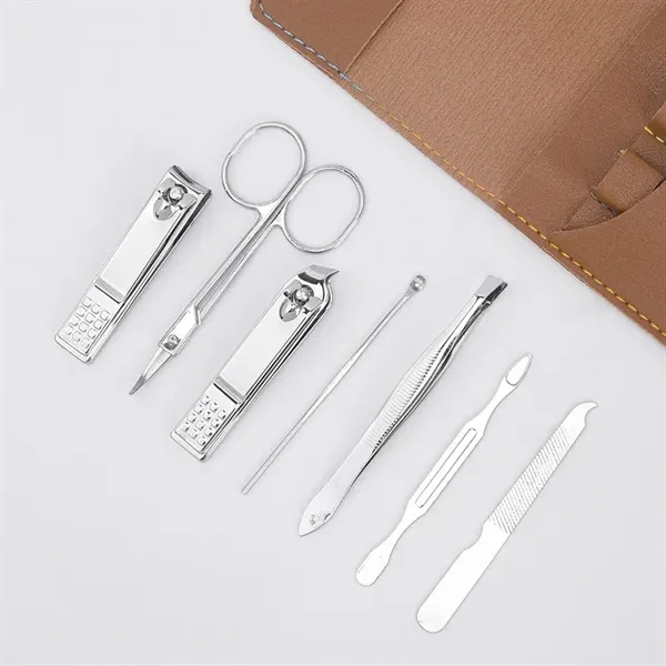 Manicure Set Nail Clippers Tools Household 7pcs - Manicure Set Nail Clippers Tools Household 7pcs - Image 1 of 2