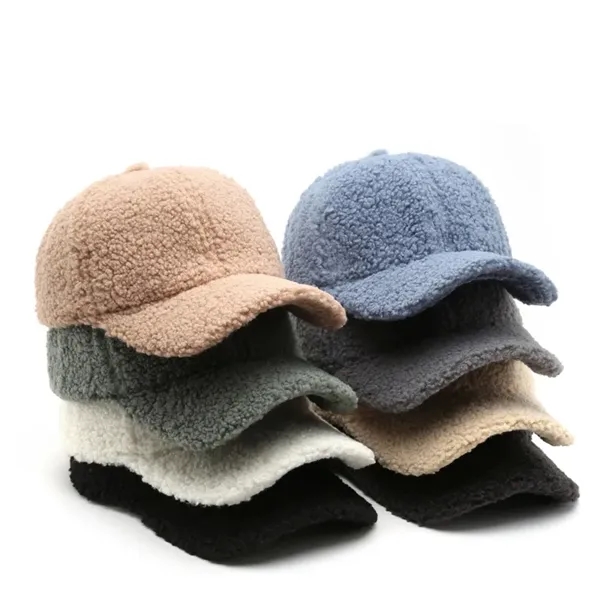 Lamb Wool Baseball Cap - Lamb Wool Baseball Cap - Image 0 of 4