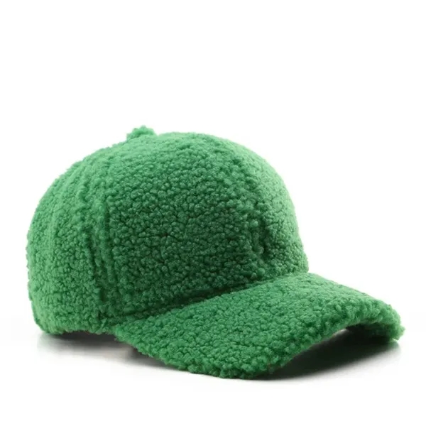 Lamb Wool Baseball Cap - Lamb Wool Baseball Cap - Image 2 of 4