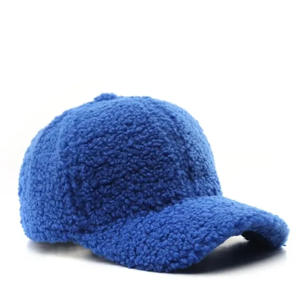 Lamb Wool Baseball Cap - Lamb Wool Baseball Cap - Image 4 of 4