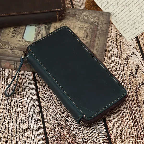 Genuine leather stationery box pencil case wallet - Genuine leather stationery box pencil case wallet - Image 1 of 10