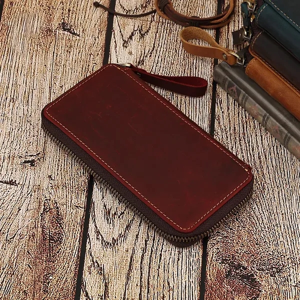 Genuine leather stationery box pencil case wallet - Genuine leather stationery box pencil case wallet - Image 4 of 10