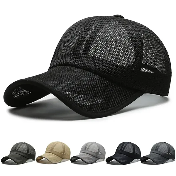 Men's Summer Mesh Baseball Cap - Men's Summer Mesh Baseball Cap - Image 0 of 4