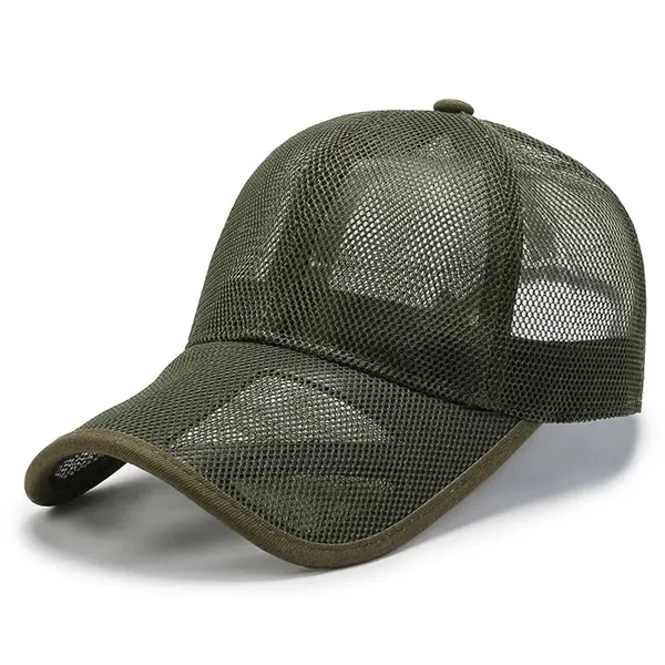 Men's Summer Mesh Baseball Cap - Men's Summer Mesh Baseball Cap - Image 3 of 4