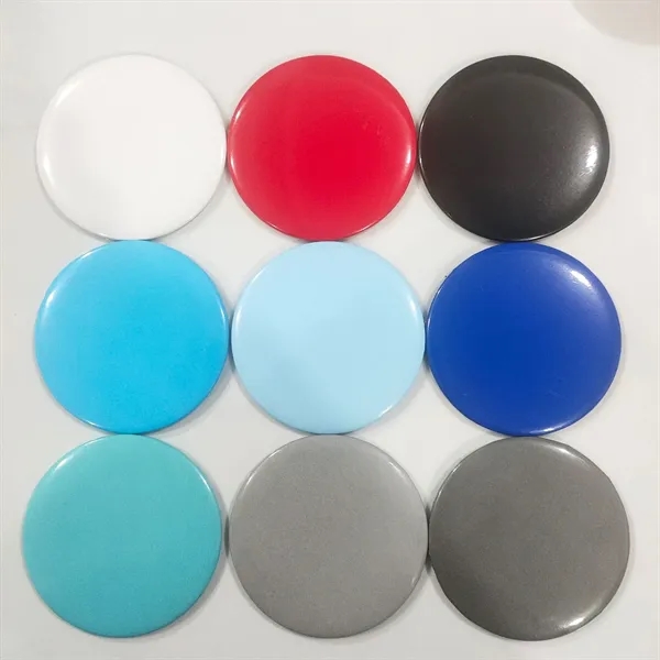 Round Compact Mirror Button - Round Compact Mirror Button - Image 1 of 6