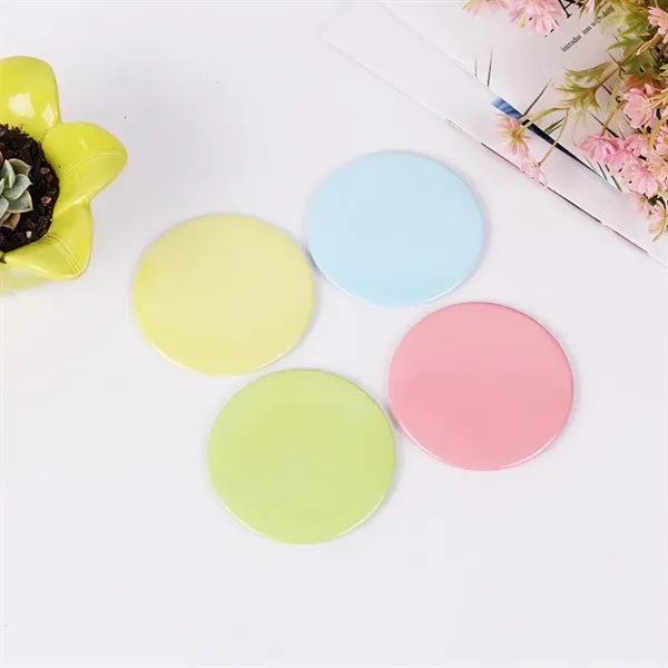 Round Compact Mirror Button - Round Compact Mirror Button - Image 3 of 6
