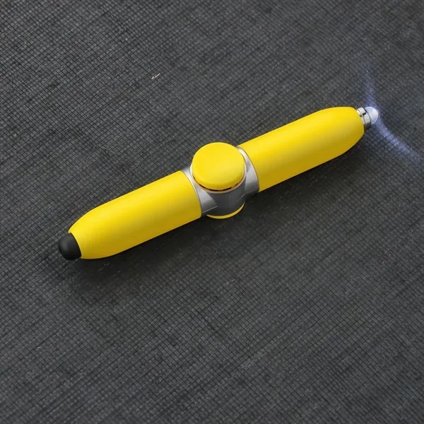Fidget Spinner Pen with LED Light & Stylus - Fidget Spinner Pen with LED Light & Stylus - Image 2 of 4