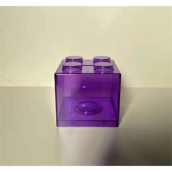 PS Clear Building Block Coin Bank - PS Clear Building Block Coin Bank - Image 3 of 12
