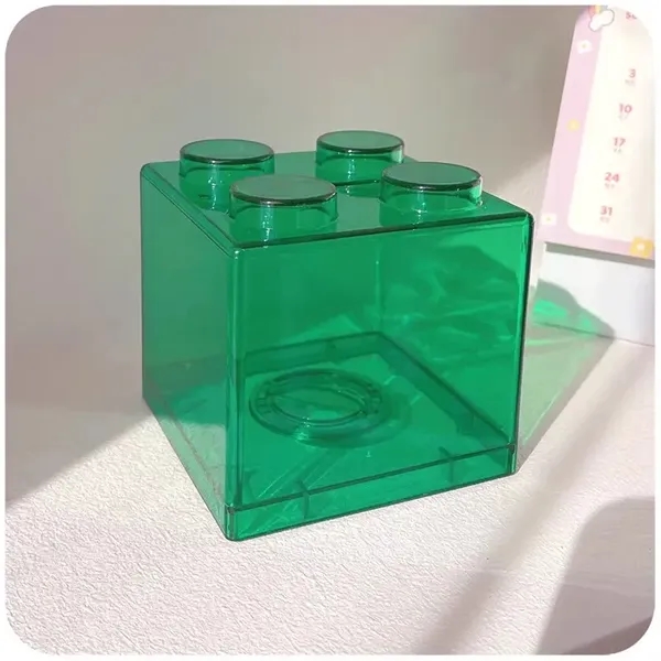 PS Clear Building Block Coin Bank - PS Clear Building Block Coin Bank - Image 8 of 12