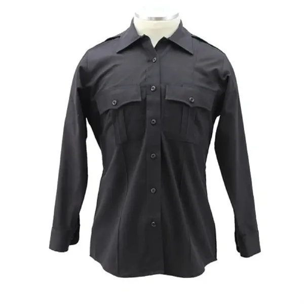 Poly Cotton Long Sleeve Uniform Shirt - Poly Cotton Long Sleeve Uniform Shirt - Image 6 of 7