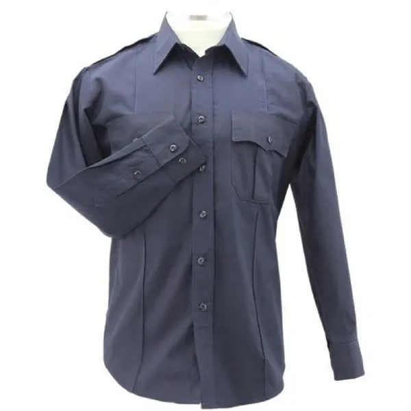 Poly Cotton Long Sleeve Uniform Shirt - Poly Cotton Long Sleeve Uniform Shirt - Image 1 of 7