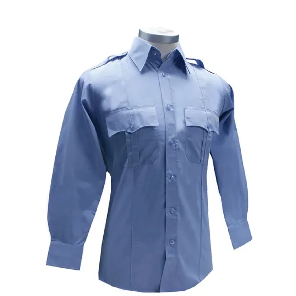 Poly Cotton Long Sleeve Uniform Shirt - Poly Cotton Long Sleeve Uniform Shirt - Image 2 of 7