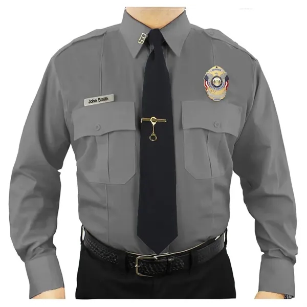 Poly Cotton Long Sleeve Uniform Shirt - Poly Cotton Long Sleeve Uniform Shirt - Image 4 of 7