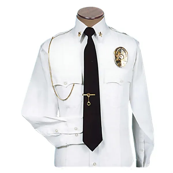 Poly Cotton Long Sleeve Uniform Shirt - Poly Cotton Long Sleeve Uniform Shirt - Image 5 of 7