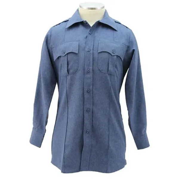 Poly Cotton Long Sleeve Uniform Shirt - Poly Cotton Long Sleeve Uniform Shirt - Image 7 of 7