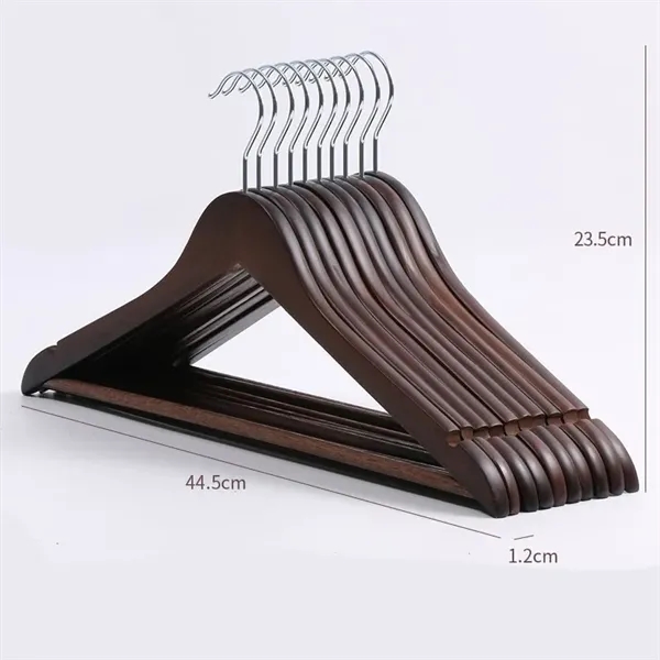 Premium Wooden Suit Hangers - Premium Wooden Suit Hangers - Image 1 of 3