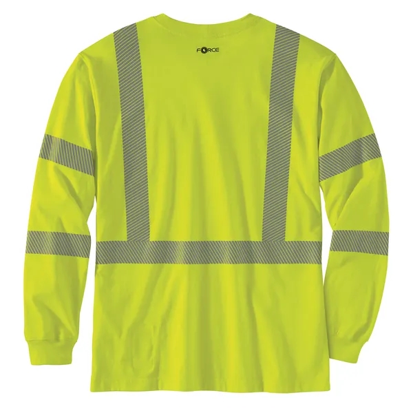 Carhartt FR Hi-Vis Force Midweight Long Sleeve T-Shirt - Carhartt FR Hi-Vis Force Midweight Long Sleeve T-Shirt - Image 1 of 1