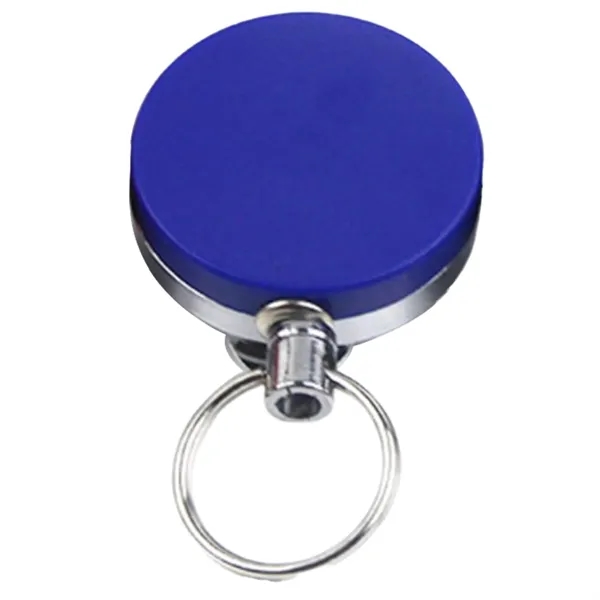 Front Side Plastic Back Metal Badge Reel w/ Belt Clip - Front Side Plastic Back Metal Badge Reel w/ Belt Clip - Image 3 of 6