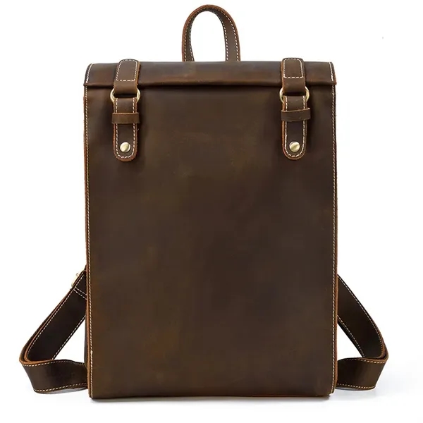 Genuine Leather Business Work backpack - Genuine Leather Business Work backpack - Image 5 of 6