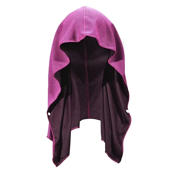 U-Shaped Cooling Hoodie Towel - U-Shaped Cooling Hoodie Towel - Image 2 of 5