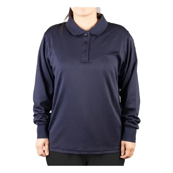 Womens Tactical Performance Long Sleeve Polo Shirt - Womens Tactical Performance Long Sleeve Polo Shirt - Image 1 of 1