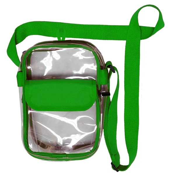 Clear View Waterproof Crossbody Stadium  Bag - Clear View Waterproof Crossbody Stadium  Bag - Image 10 of 10