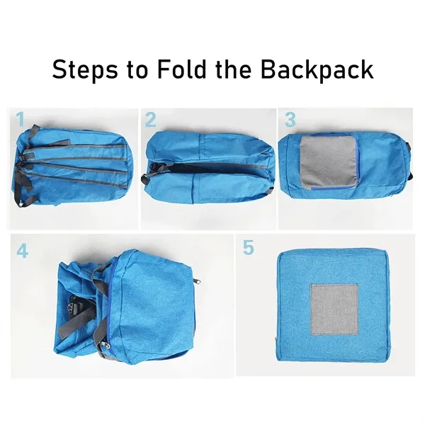 Lightweight Foldable Backpack with Trolley Sleeve - Lightweight Foldable Backpack with Trolley Sleeve - Image 1 of 7