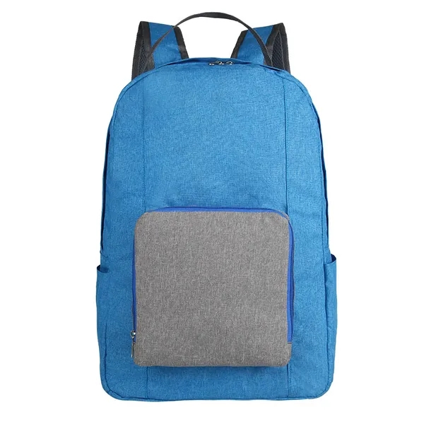 Lightweight Foldable Backpack with Trolley Sleeve - Lightweight Foldable Backpack with Trolley Sleeve - Image 2 of 7