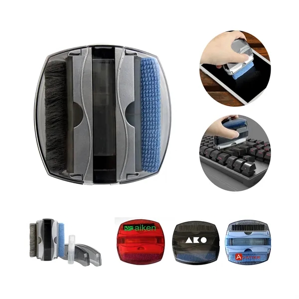 3 in 1 Keyboard Brush Screen Cleaner Spray - 3 in 1 Keyboard Brush Screen Cleaner Spray - Image 0 of 3