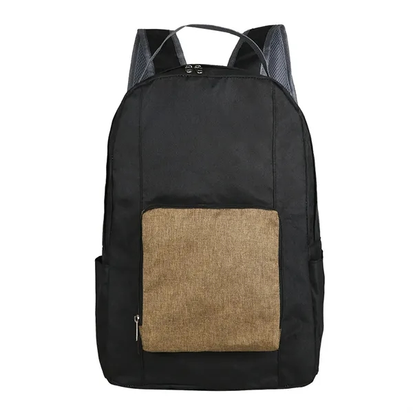 Lightweight Foldable Backpack with Trolley Sleeve - Lightweight Foldable Backpack with Trolley Sleeve - Image 3 of 7