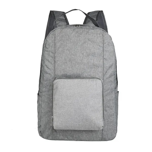 Lightweight Foldable Backpack with Trolley Sleeve - Lightweight Foldable Backpack with Trolley Sleeve - Image 5 of 7