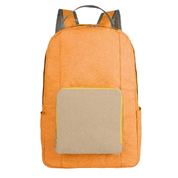 Lightweight Foldable Backpack with Trolley Sleeve - Lightweight Foldable Backpack with Trolley Sleeve - Image 6 of 7