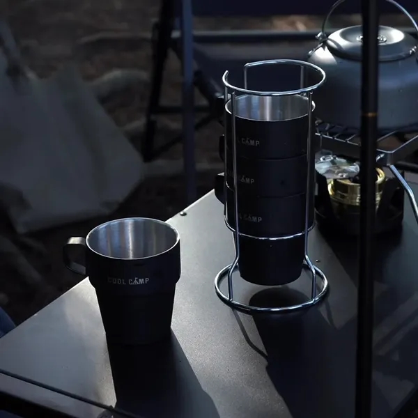 Stainless Steel Cup Set - Stainless Steel Cup Set - Image 1 of 6