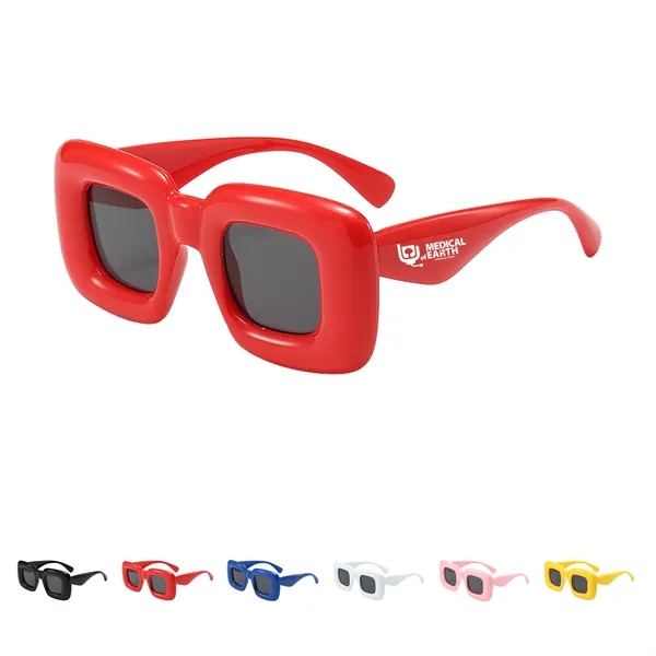 Cute Square Inflated Sunglasses