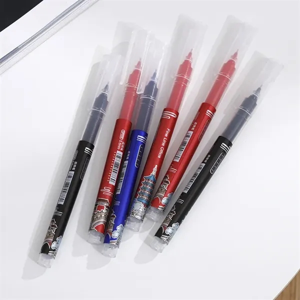 Black Gel Pen Fine Point - Black Gel Pen Fine Point - Image 3 of 6
