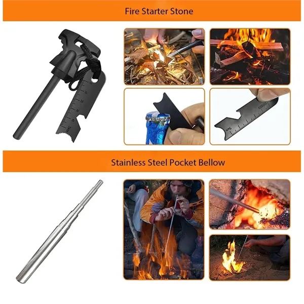 12 in 1 Professional Defense Emergency Survival Tool Kit - 12 in 1 Professional Defense Emergency Survival Tool Kit - Image 2 of 5