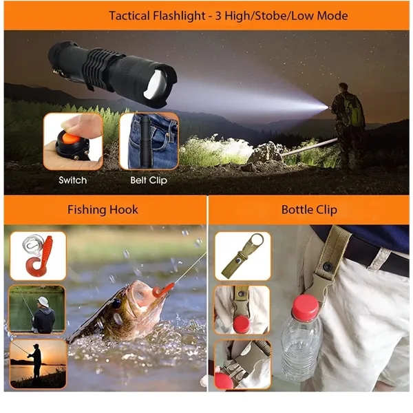 12 in 1 Professional Defense Emergency Survival Tool Kit - 12 in 1 Professional Defense Emergency Survival Tool Kit - Image 3 of 5