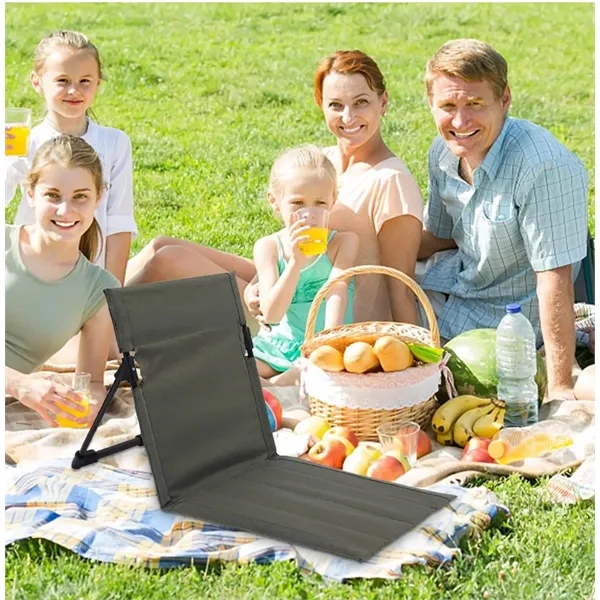 Portable Outdoors Beach Seats Cushion with Adjustable Backre - Portable Outdoors Beach Seats Cushion with Adjustable Backre - Image 2 of 3