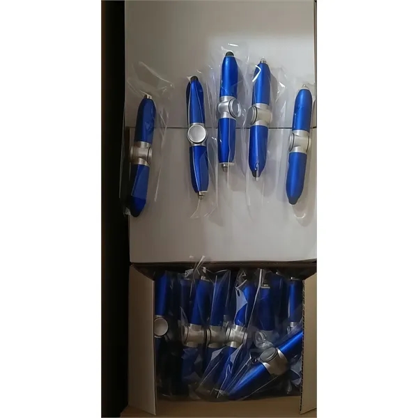 Fidget Spinner Pen with LED Light & Stylus - Fidget Spinner Pen with LED Light & Stylus - Image 4 of 4