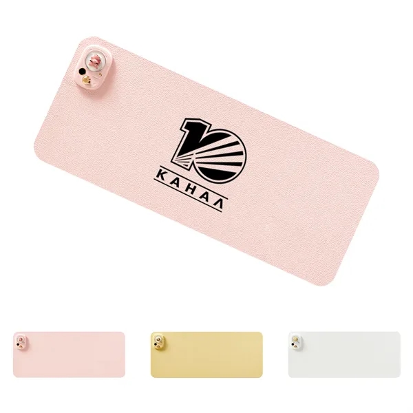 Heated PU Leather Desk Pad Mouse Keyboard Mat - Heated PU Leather Desk Pad Mouse Keyboard Mat - Image 0 of 1