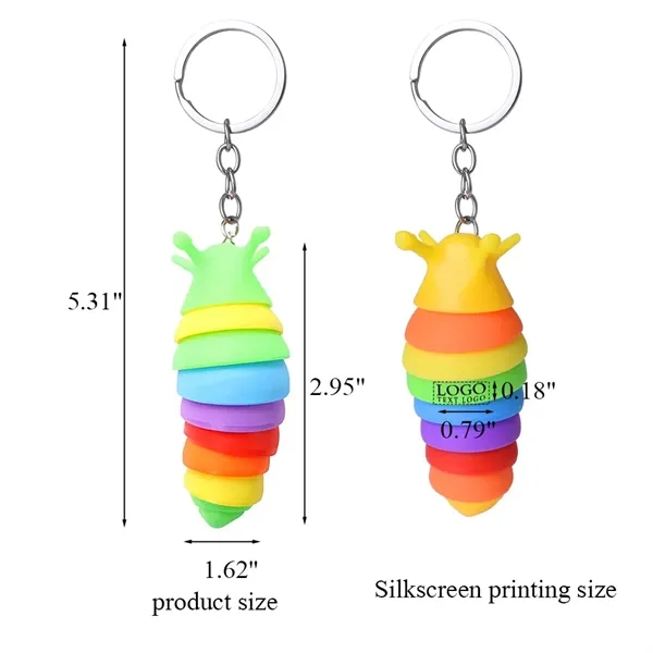 Mini Fidget Slug Key-Chain Toys - Mini Fidget Slug Key-Chain Toys - Image 2 of 8