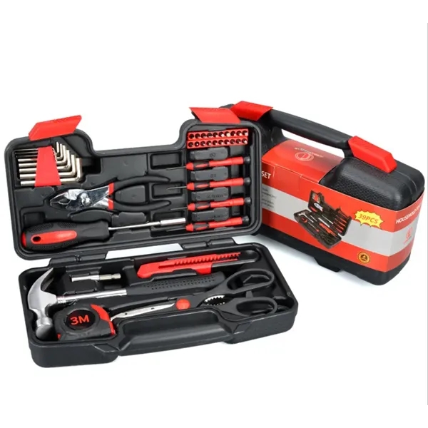39 Piece Household Hand Tool & Repair Kit Set - 39 Piece Household Hand Tool & Repair Kit Set - Image 2 of 8