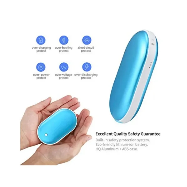 2-in-1 Hand Warmer with 5200 mAh powerbank - 2-in-1 Hand Warmer with 5200 mAh powerbank - Image 2 of 4