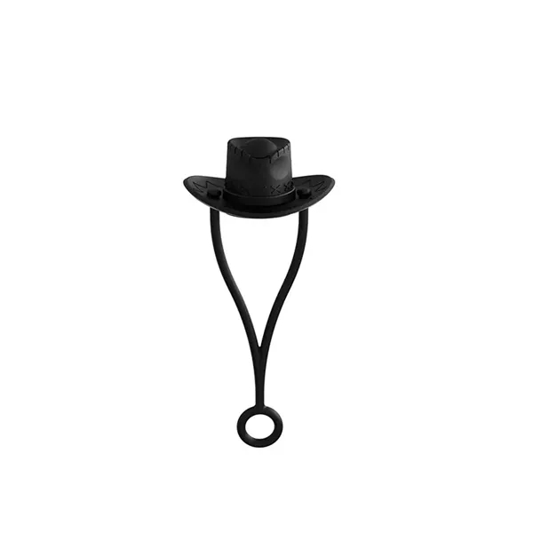 Silicone Cowboy Hat Tumbler Straw Covers - Silicone Cowboy Hat Tumbler Straw Covers - Image 2 of 3
