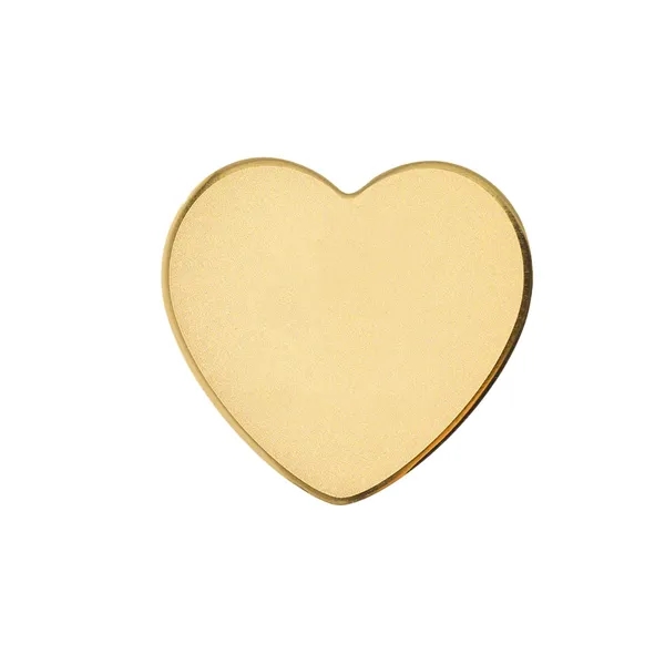 Custom Heart Stainless Steel Name Badge