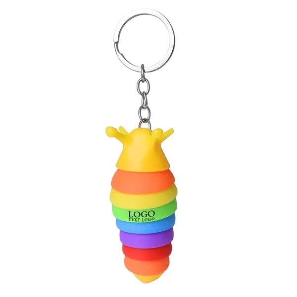 Custom Mini Fidget Slug Key-Chain Toys