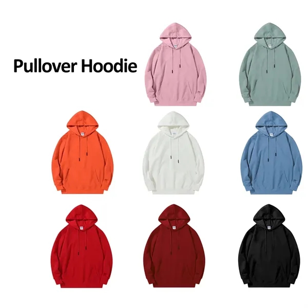Zip-Up Stand Collar Jacket Unisex Hoodie Midweight - Zip-Up Stand Collar Jacket Unisex Hoodie Midweight - Image 2 of 5